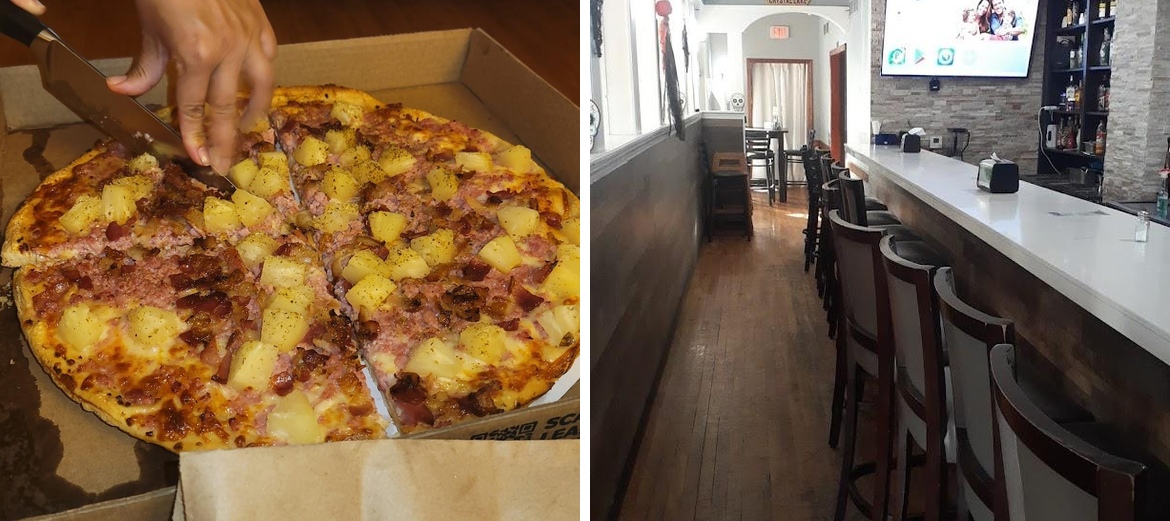 Ronny's Pizza Menu